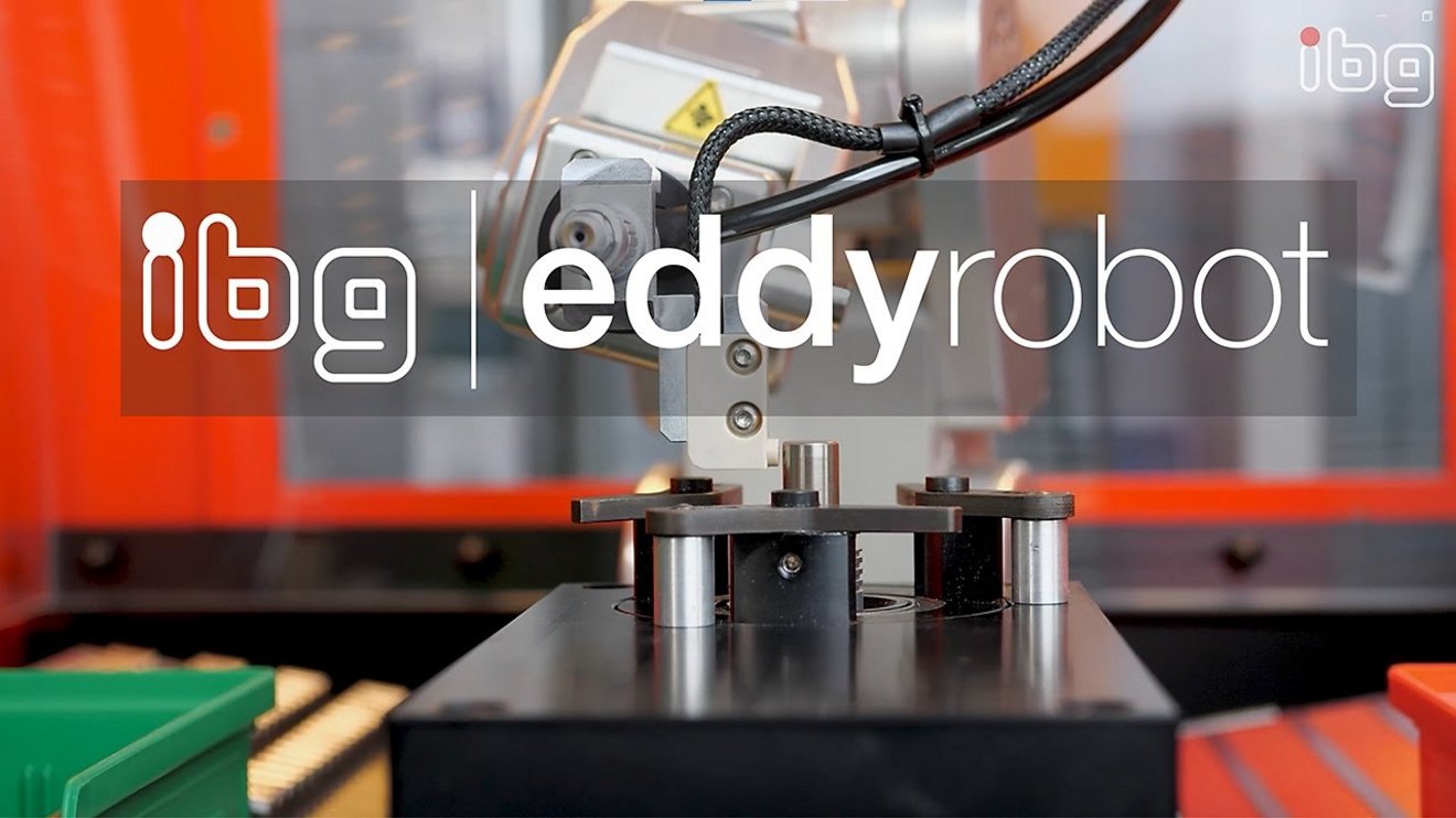 ibg eddyrobot "small rollers" - sample test system for crack and grinder burn